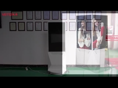 Bảng hiệu kỹ thuật số hai mặt trong nhà 43 inch Kiosk đứng trên sàn tùy chọn
