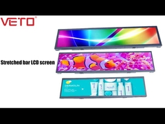 Ultra Wide Stretched Bar Lcd Digital Signage cho ga đường sắt