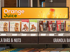 VETO Quảng cáo trong nhà Media Player Strip Ultra Wide Shelf Screen Stretch Bar Lcd Display