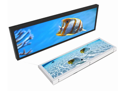 VETO Ultra Wide Stretched Bar Screen Máy phát quảng cáo lcd trong nhà Android Shelf Edge Strip Display