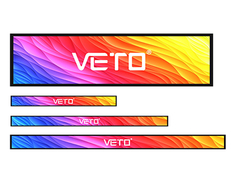 VETO 23.1 Inch Bar Screen Edge Display Bar Lcd Panel For Shelves Supermarket Digital Signage Stretched (Bảng hiển thị cạnh màn hình)
