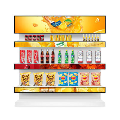 Chất lượng Màn hình cảm ứng thanh kéo dài màn hình LCD Supermarket Banner Quảng cáo Media Player Strip nhà máy