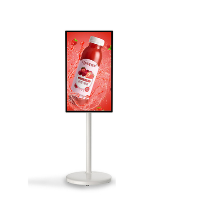 ODM 32 Inch pin Power Stand By Me TV phòng sống Smart TV với bánh xe cuộn tháo rời