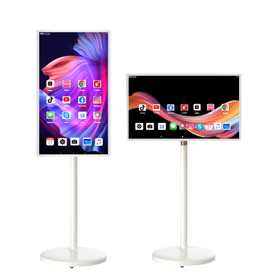 VETO TV di động không dây Thời lượng pin dài 32 inch Đánh động quảng cáo thông minh Digital Signage