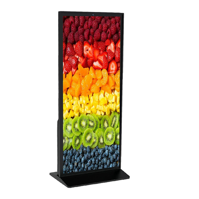 4K Full Screen Floor Standing LCD Advertising Player với độ sáng 500 cd/m2