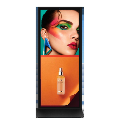 Splicing 70 Inch 4K LCD Quảng cáo Kiosk với phần mềm CMS miễn phí độ phân giải cao