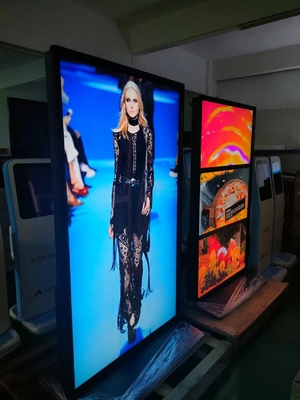 Màn hình cảm ứng Kiosk tương tác kỹ thuật số màn hình đầy đủ Totem trong nhà ngang