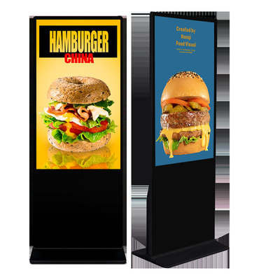 43 49 55 65 Inch sàn đứng màn hình LCD quảng cáo màn hình Digital Signage Kiosk