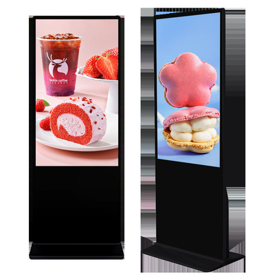 Sàn đứng trong nhà Totem Digital Touch Signage Quảng cáo Player hiển thị