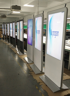 VETO 43 49 55 Inch Indoor Vertical Touch Kiosk Totem Android PC LCD Digital Signage Display Màn hình quảng cáo