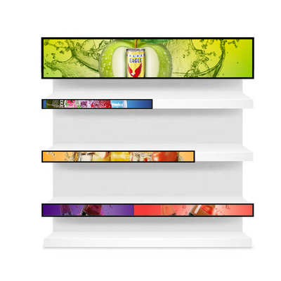 VETO 29 Inch Bar lcd Display For Supermarket Shelves Ultra Wide Stretched Bar Screen HD Quảng cáo Video Player