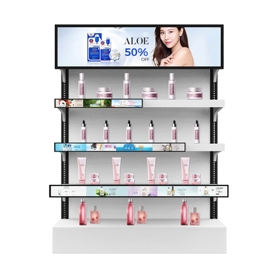 VETO Custom Size 23.1 inch Ultra Wide Bar Lcd Display Shelf Edge Screen Cho Trình phát video quảng cáo thương mại