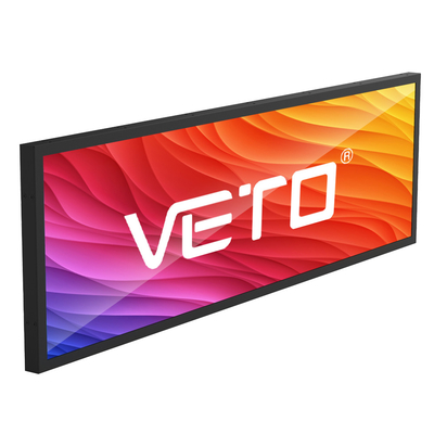 VETO 24 29 35 inch tường treo Android WIFI kéo dài thanh lcd rộng màn hình cạnh kệ siêu cho cửa hàng bán lẻ