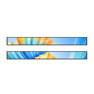 VETO 23.1 Inch Stitched Bar Lcd Display For Store Shelf, Andriods Advertising Digital Signage Screen (Màn hình hiển thị bằng đèn LED)