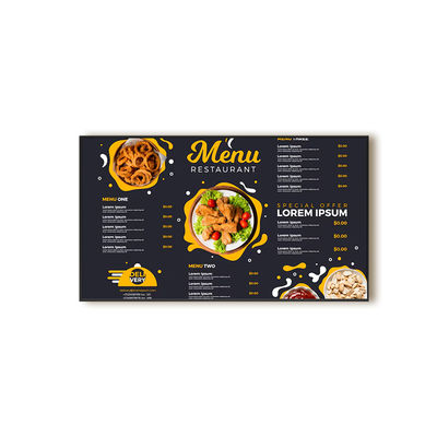 Màn hình hiển thị menu trong nhà VETO Android Lcd Cảm ứng Kỹ thuật số cho Cửa hàng bán lẻ, Hội trường triển lãm
