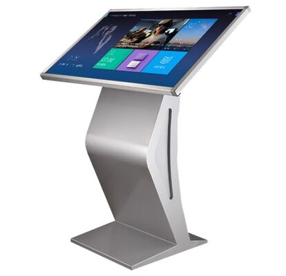 Chất lượng Kiosk tương tác độ phân giải 4K với 10 điểm IR Touch và 60000 giờ tuổi thọ Digital Signage nhà máy sản xuất