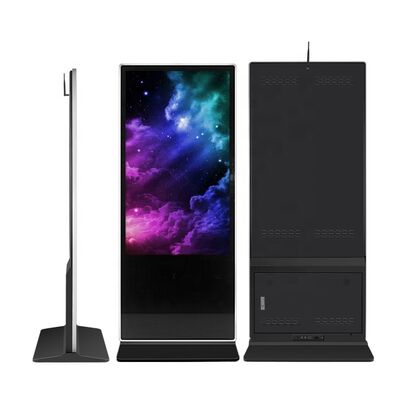 Chất lượng VETO 43 49 Bảng hiệu kỹ thuật số đứng trên sàn 55 inch với Kiosk màn hình cảm ứng hệ điều hành Android độ phân giải 1920 * 1080 và Tuổi thọ 60000 giờ nhà máy sản xuất