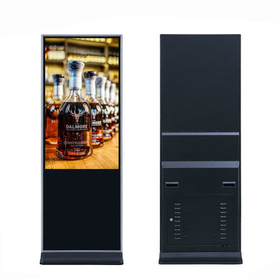 VETO 43 49 55 inch sàn đứng màn hình LCD Digital Signage 4K Capacitive Indoor Advertising Touch Screen