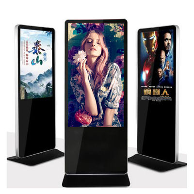 LCD Digital Signage Advertising Player With Free Cms Interactive Touch Indoor Totem